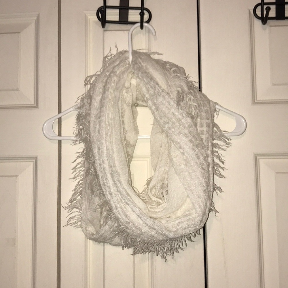 White Infiniti scarf